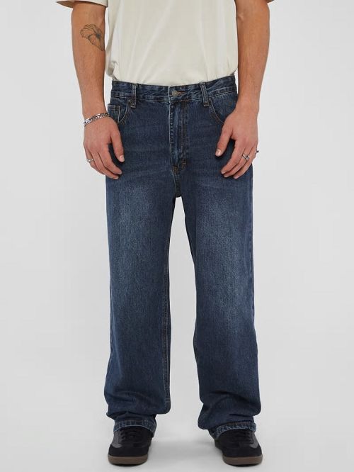 Guess Originals Kit Relaxed Jeans Albastri | GUESS-SN30402