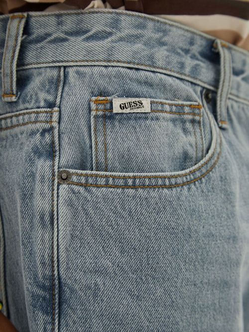 Guess Originals Kit Straight Jeans Albastri | GUESS-SN30391