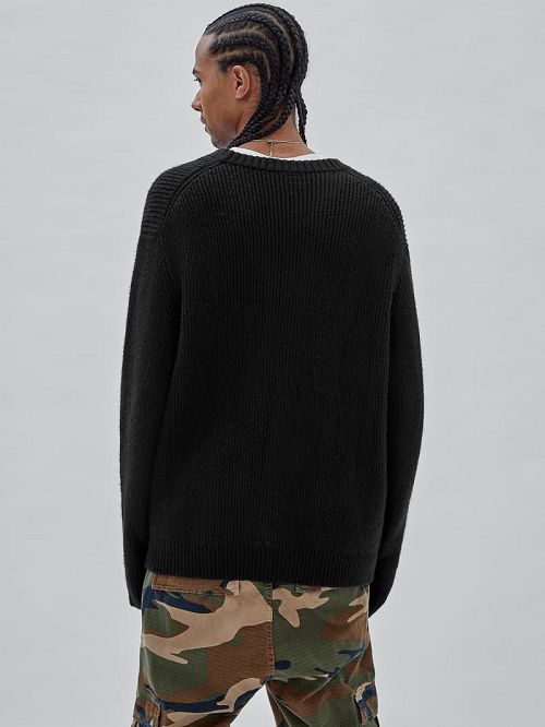 Guess Originals Label Cardigan Negrii | GUESS-SN30901