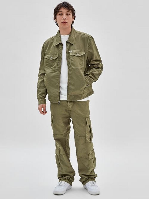 Guess Originals Nylon Cadet Jacket Verzi | GUESS-SN30832