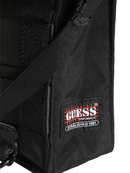 Guess Originals Nylon Utility Side Bag Negrii | GUESS-SN31685