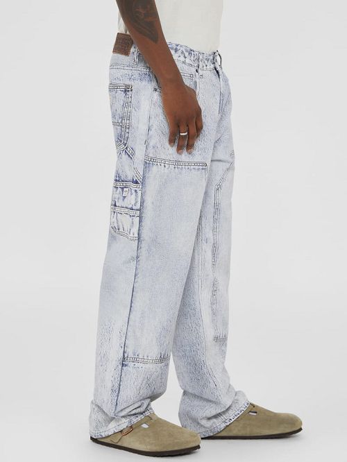 Guess Originals Photo Real Baggy Jeans Albastri | GUESS-SN30346