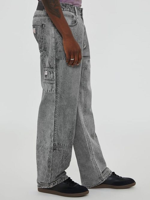 Guess Originals Photo Real Baggy Jeans Negrii | GUESS-SN30347