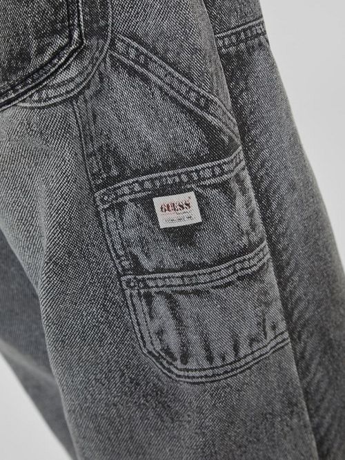 Guess Originals Photo Real Baggy Jeans Negrii | GUESS-SN30347