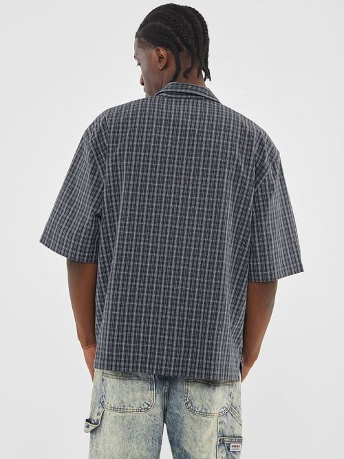Guess Originals Plaid Shirt Negrii | GUESS-SN31249
