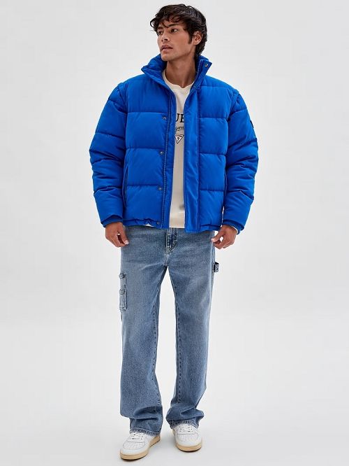 Guess Originals Puffer Jacket Albastri | GUESS-SN30746