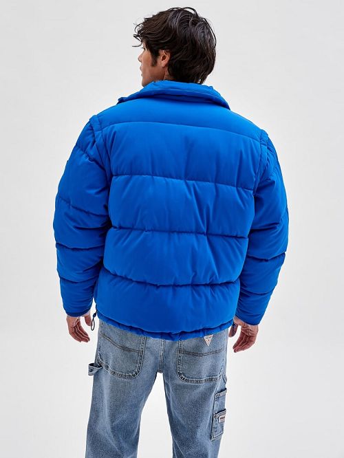 Guess Originals Puffer Jacket Albastri | GUESS-SN30746