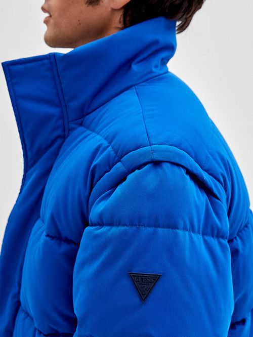 Guess Originals Puffer Jacket Albastri | GUESS-SN30746