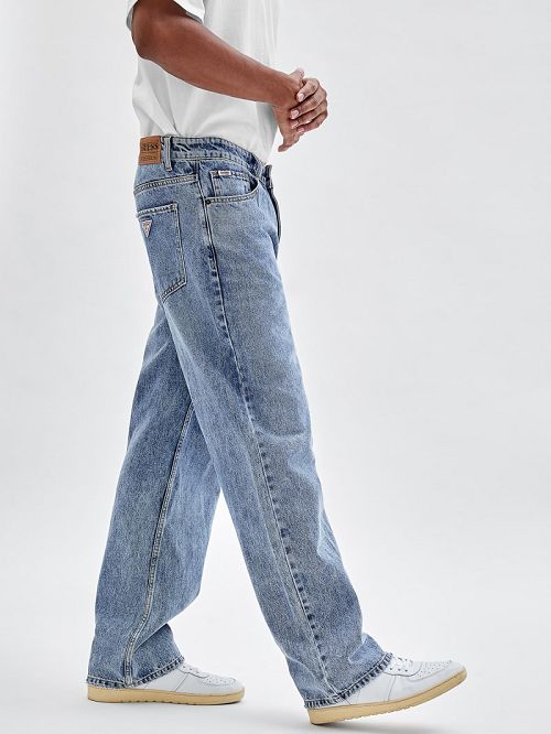 Guess Originals Relaxed Pants Albastri | GUESS-SN30354