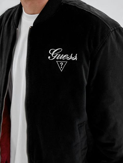 Guess Originals Reversible Flight Jacket Negrii | GUESS-SN30718