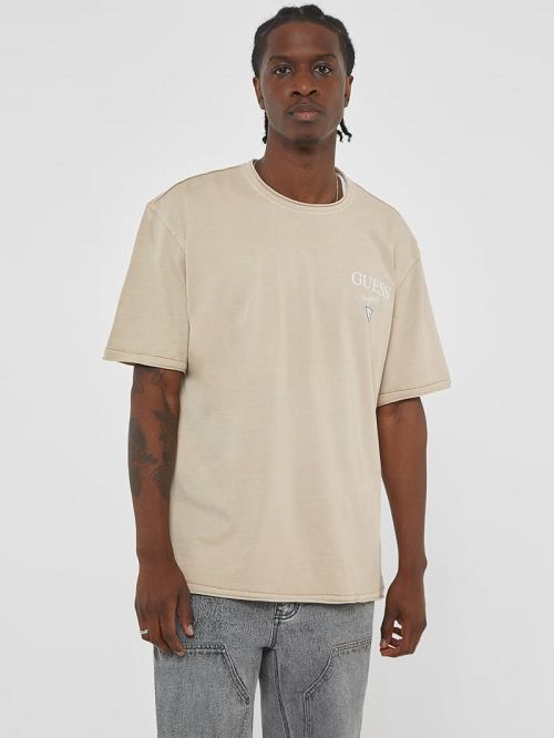 Guess Originals Stacked Logo Tee Bej | GUESS-SN30578