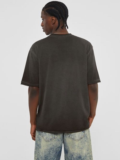 Guess Originals Stacked Logo Tee Negrii | GUESS-SN30605