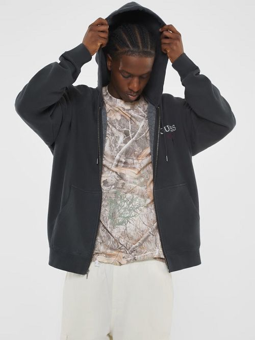 Guess Originals Stacked Zip-Up Jacket Negrii | GUESS-SN30935