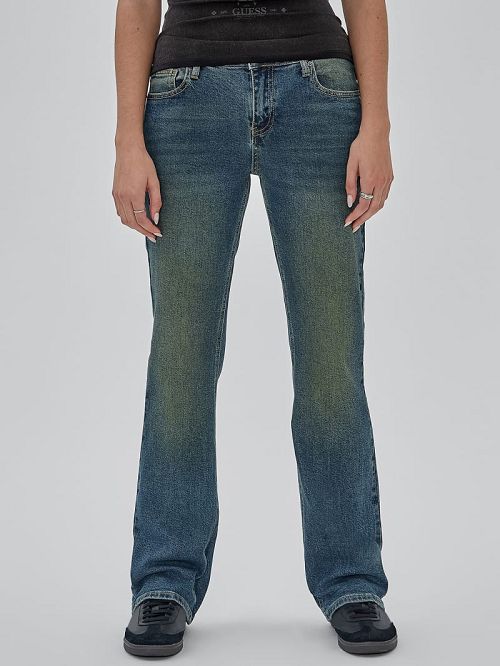 Guess Originals Tinted Bootcut Jeans Albastri | GUESS-SN26589