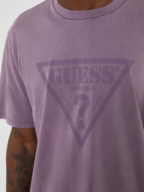 Guess Originals Triangle Tee Violet | GUESS-SN30479