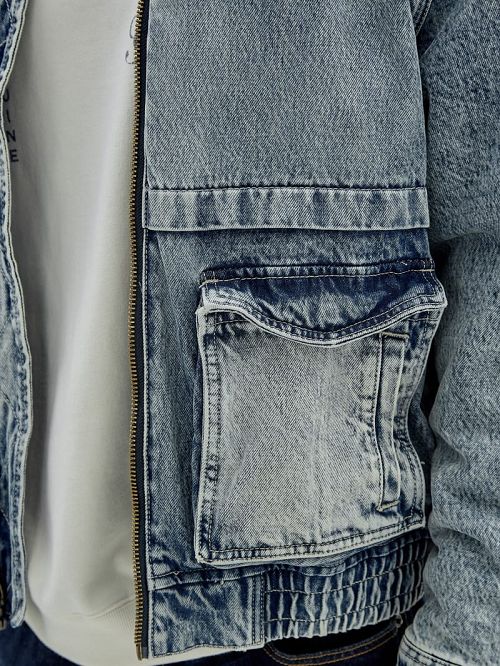 Guess Originals Vintage Denim Jacket Albastri | GUESS-SN30723