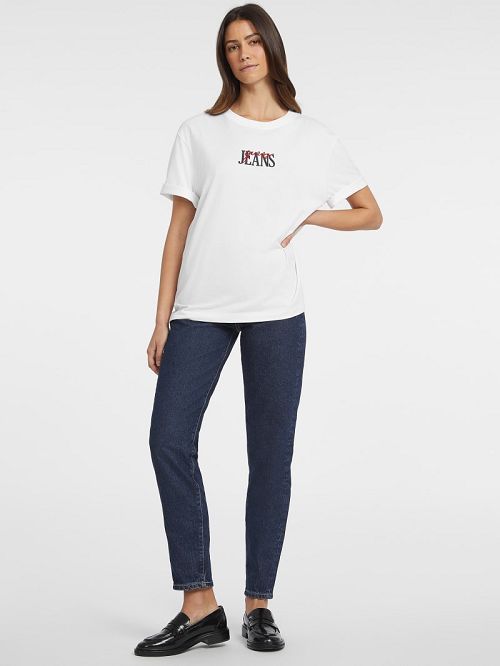 Guess Oversized Mixed Logo Tee Albi | GUESS-SN27135