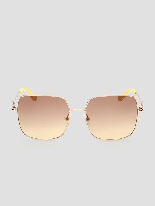 Guess Oversized Square G Metal Sunglasses Aurii | GUESS-SN30049