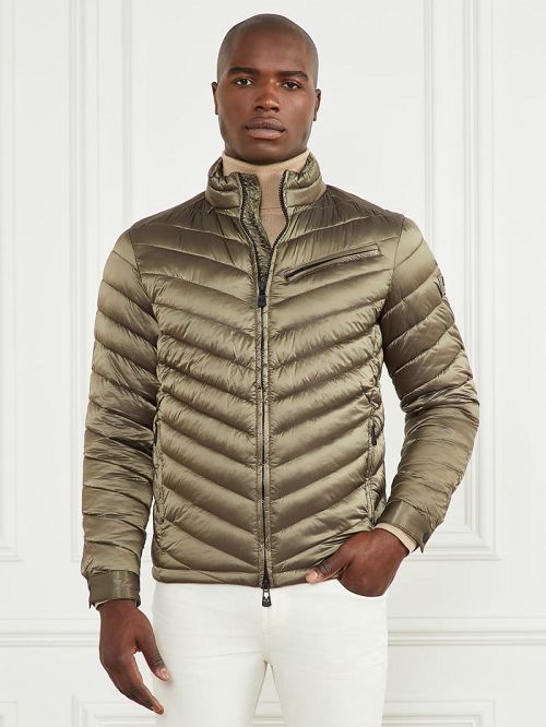 Guess Padded Chevron Jacket Verzi | GUESS-SN30763