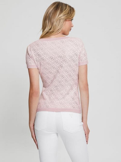 Guess Paige Quattro Rhinestone Top Roz | GUESS-SN27515