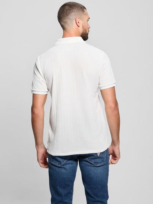 Guess Parker Velour Polo Albi | GUESS-SN31087