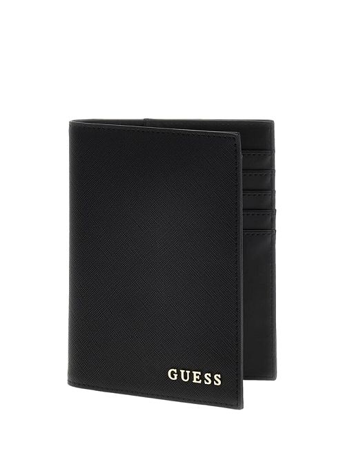 Guess Passport Case and Luggage Tag Gift Set Negrii | GUESS-SN31787