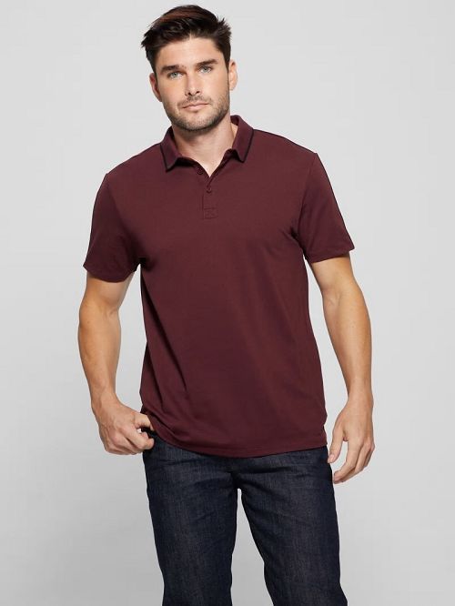 Guess Paul Pique Polo Rosii | GUESS-SN31169