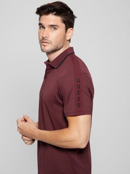 Guess Paul Pique Polo Rosii | GUESS-SN31169