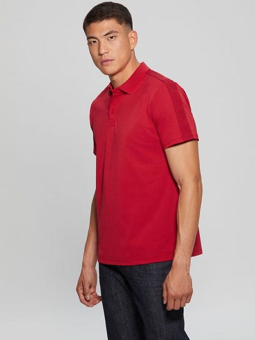 Guess Paul Pique Polo Rosii | GUESS-SN31178