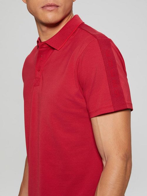 Guess Paul Pique Polo Rosii | GUESS-SN31178