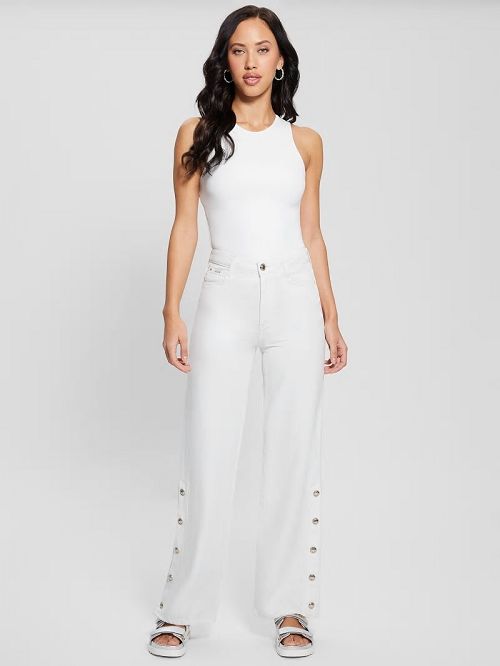Guess Paz Wide-Leg Jeans Albi | GUESS-SN26546