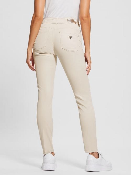 Guess Pearl Shape Up High-Rise Skinny Jeans Bej | GUESS-SN26599
