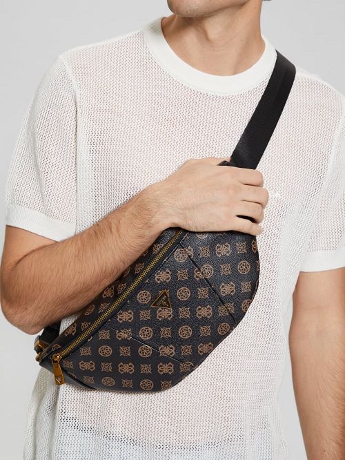 Guess Peony Eco Bum Bag Maro | GUESS-SN31719