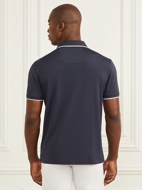 Guess Performance Polo Albastri | GUESS-SN31193