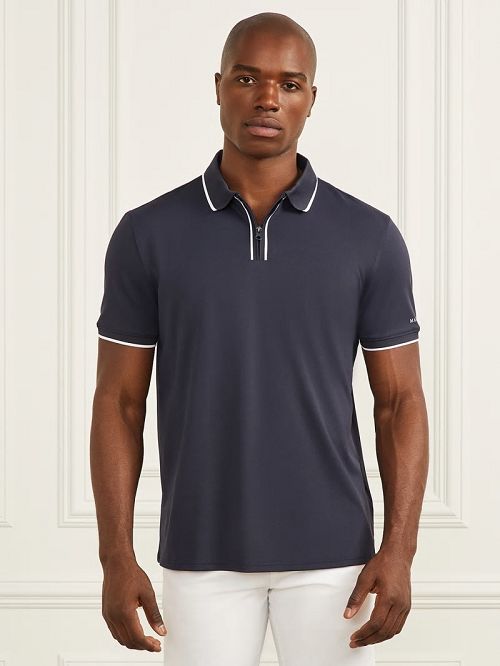 Guess Performance Polo Albastri | GUESS-SN31193