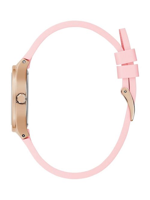 Guess Pink Analog Silicon Watch Roz | GUESS-SN30042