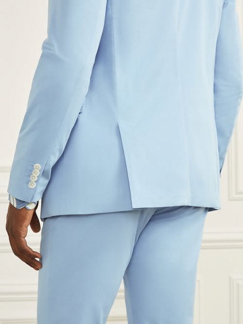 Guess Pitt Sateen Blazer Albastri | GUESS-SN30833