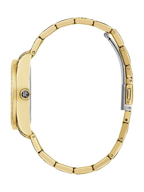 Guess Printed Gold-Tone Multifunction Watch Aurii | GUESS-SN30009