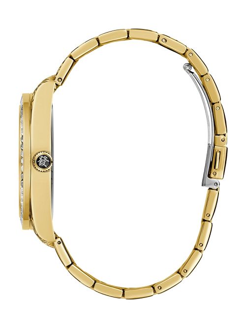 Guess Printed Gold-Tone Multifunction Watch Aurii | GUESS-SN31659