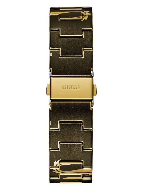 Guess Printed Gold-Tone Multifunction Watch Aurii | GUESS-SN31659