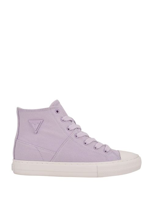 Guess Prinze High-Top Canvas Sneakers Portocalii | GUESS-SN29542