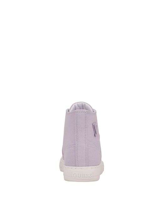 Guess Prinze High-Top Canvas Sneakers Portocalii | GUESS-SN29542