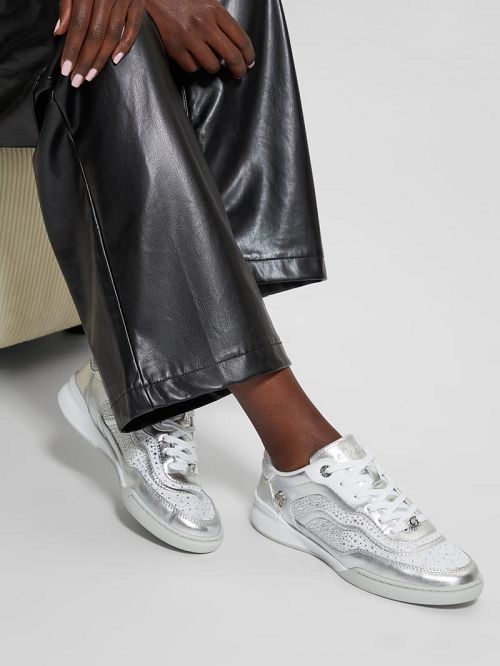 Guess Pritie Rhinestone Sneakers Argintii | GUESS-SN29507