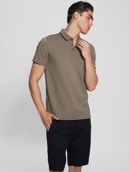 Guess Quattro G Tape Polo Maro | GUESS-SN31309