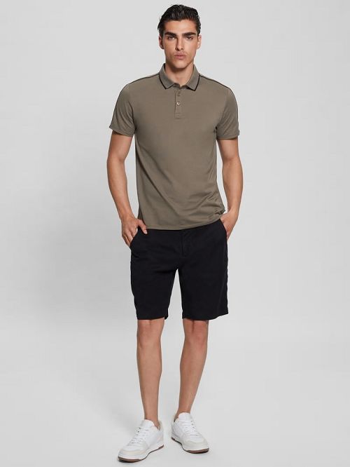 Guess Quattro G Tape Polo Maro | GUESS-SN31309