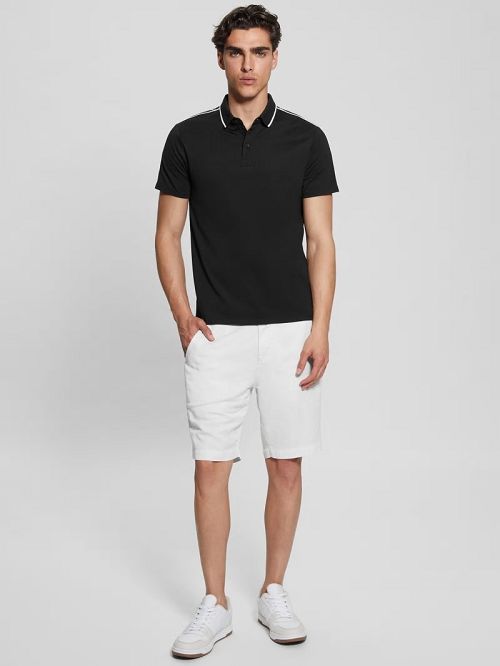 Guess Quattro G Tape Polo Negrii | GUESS-SN31329