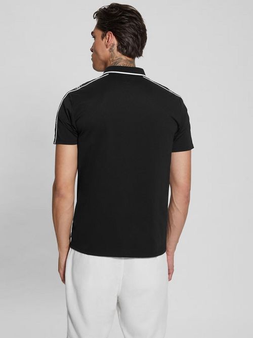 Guess Quattro G Tape Polo Negrii | GUESS-SN31329