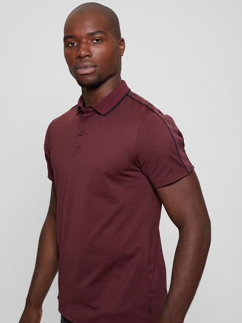 Guess Quattro G Tape Polo Rosii | GUESS-SN31181