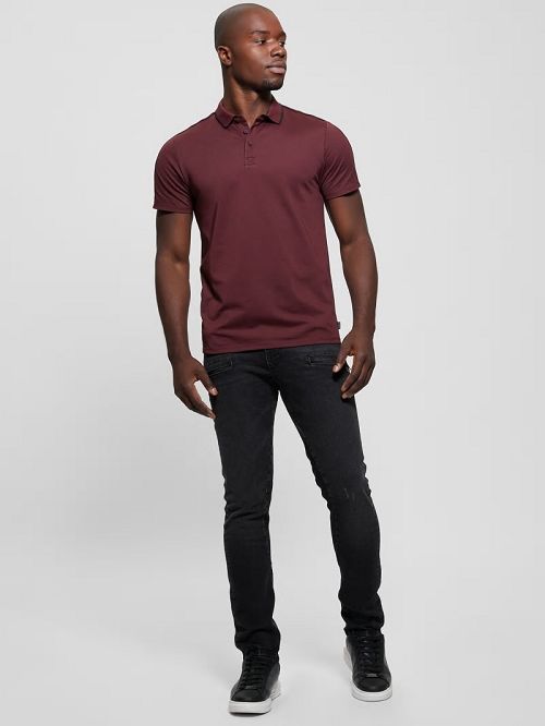 Guess Quattro G Tape Polo Rosii | GUESS-SN31181
