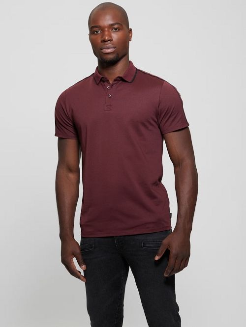 Guess Quattro G Tape Polo Rosii | GUESS-SN31181